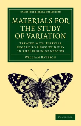 Bateson |  Materials for the Study of Variation | Buch |  Sack Fachmedien