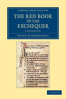 Hall |  The Red Book of the Exchequer 3 Volume Set | Buch |  Sack Fachmedien