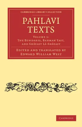 West |  Pahlavi Texts - Volume 1 | Buch |  Sack Fachmedien