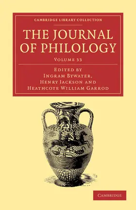 Garrod / Bywater / Jackson |  The Journal of Philology | Buch |  Sack Fachmedien