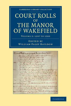 Baildon |  Court Rolls of the Manor of Wakefield | Buch |  Sack Fachmedien