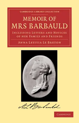 Le Breton |  Memoir of Mrs Barbauld | Buch |  Sack Fachmedien