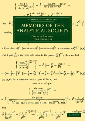 Babbage / Herschel |  Memoirs of the Analytical Society | Buch |  Sack Fachmedien