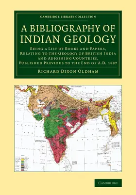 Oldham |  A   Bibliography of Indian Geology | Buch |  Sack Fachmedien