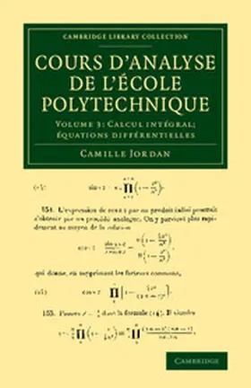 Jordan |  Cours D'Analyse de L'Ecole Polytechnique | Buch |  Sack Fachmedien