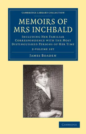 Boaden |  Memoirs of Mrs Inchbald 2 Volume Set | Buch |  Sack Fachmedien