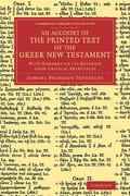 Tregelles |  An Account of the Printed Text of the Greek New Testament | Buch |  Sack Fachmedien