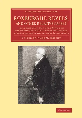 Maidment |  Roxburghe Revels, and Other Relative Papers | Buch |  Sack Fachmedien