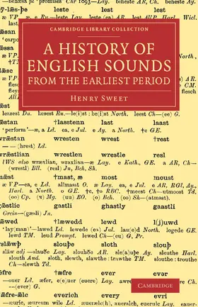 Sweet |  A History of English Sounds from the Earliest Period | Buch |  Sack Fachmedien