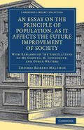 Malthus |  An Essay on the Principle of Population, as It Affects the Future Improvement of Society | Buch |  Sack Fachmedien