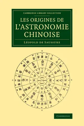 Saussure |  Les origines de l'astronomie chinoise | Buch |  Sack Fachmedien