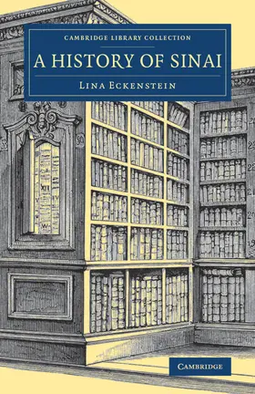 Eckenstein |  A History of Sinai | Buch |  Sack Fachmedien