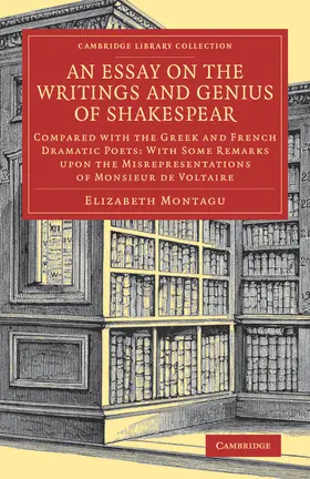 Montagu |  An Essay on the Writings and Genius of Shakespear | Buch |  Sack Fachmedien