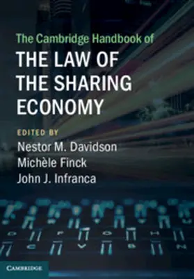 Davidson / Finck / Infranca |  The Cambridge Handbook of the Law of the Sharing Economy | Buch |  Sack Fachmedien