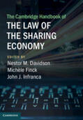 Davidson / Finck / Infranca |  The Cambridge Handbook of the Law of the Sharing Economy | Buch |  Sack Fachmedien