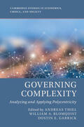 Blomquist / Thiel / Garrick |  Governing Complexity | Buch |  Sack Fachmedien