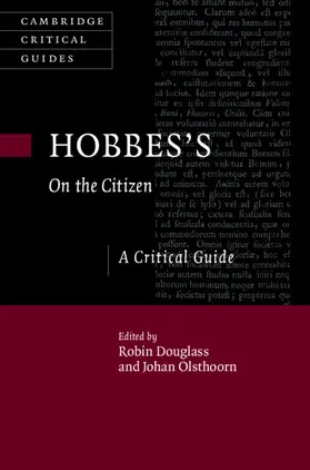 Douglass / Olsthoorn | Hobbes's On the Citizen | Buch | 978-1-108-42198-0 | sack.de