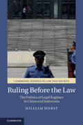 Hurst |  Ruling Before the Law | Buch |  Sack Fachmedien
