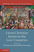 Decock / Oosterhuis |  Great Christian Jurists in the Low Countries | Buch |  Sack Fachmedien