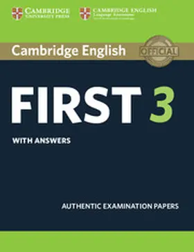 Cambridge English First 3 Student's Book with Answers | Buch |  Sack Fachmedien