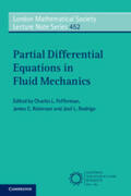 Fefferman / Robinson / Rodrigo |  Partial Differential Equations in Fluid Mechanics | Buch |  Sack Fachmedien