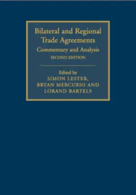 Lester / Mercurio / Bartels | Bilateral and Regional Trade Agreements | Buch | 978-1-108-46494-9 | sack.de