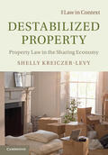 Kreiczer-Levy |  Destabilized Property | Buch |  Sack Fachmedien