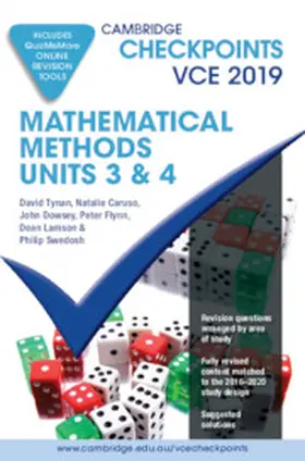 Tynan / Caruso / Dowsey |  Cambridge Checkpoints VCE Mathematical Methods Units 3 and 4 2019 and QuizMeMore | Buch |  Sack Fachmedien