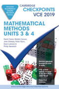 Tynan / Caruso / Dowsey |  Cambridge Checkpoints VCE Mathematical Methods Units 3 and 4 2019 and QuizMeMore | Buch |  Sack Fachmedien