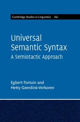Fortuin / Geerdink-Verkoren | Universal Semantic Syntax | Buch | 978-1-108-47680-5 | sack.de