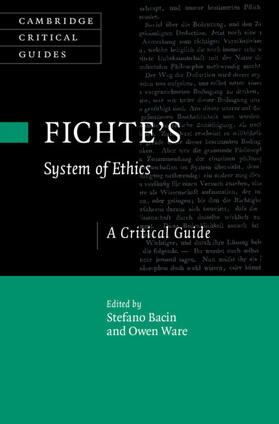 Bacin / Ware |  Fichte's System of Ethics | Buch |  Sack Fachmedien