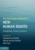 von Arnauld / von der Decken / Susi |  The Cambridge Handbook of New Human Rights | Buch |  Sack Fachmedien