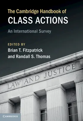 Fitzpatrick / Thomas |  The Cambridge Handbook of Class Actions | Buch |  Sack Fachmedien