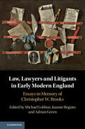 Begiato / Lobban / Green |  Law, Lawyers and Litigants in Early Modern England | Buch |  Sack Fachmedien