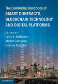 Cannarsa / DiMatteo / Poncibò |  The Cambridge Handbook of Smart Contracts, Blockchain Technology and Digital Platforms | Buch |  Sack Fachmedien