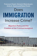 Fasani / Mastrobuoni / Owens |  Does Immigration Increase Crime? | Buch |  Sack Fachmedien
