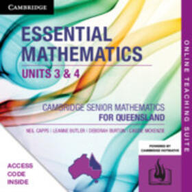 Capps / Butler / Burton | CSM QLD Essential Mathematics Units 3 and 4 Online Teaching Suite (Card) | Sonstiges | 978-1-108-63650-6 | sack.de