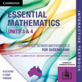Capps / Butler / Burton | CSM QLD Essential Mathematics Units 3 and 4 Digital (Card) | Sonstiges | 978-1-108-65175-2 | sack.de