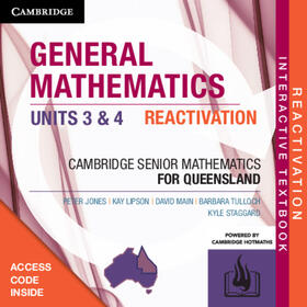 Jones / Evans / Lipson |  CSM QLD General Mathematics Units 3 & 4 Reactivation Card | Sonstiges |  Sack Fachmedien