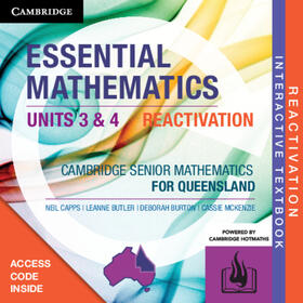 Capps / Butler / Burton | CSM QLD Essential Mathematics Units 3 & 4 Reactivation Card | Sonstiges | 978-1-108-71490-7 | sack.de