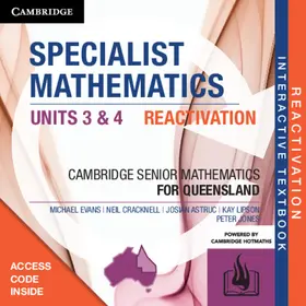 Evans / Cracknell / Astruc |  CSM QLD Specialist Mathematics Units 3 & 4 Reactivation Card | Sonstiges |  Sack Fachmedien