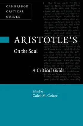 Cohoe |  Aristotle's On the Soul | Buch |  Sack Fachmedien