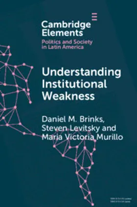 Brinks / Levitsky / Murillo |  Understanding Institutional Weakness | Buch |  Sack Fachmedien