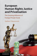 Cliquennois |  European Human Rights Justice and Privatisation | Buch |  Sack Fachmedien