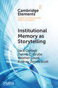 Corbett / Christian Grube / Caroline Lovell |  Institutional Memory as Storytelling | Buch |  Sack Fachmedien