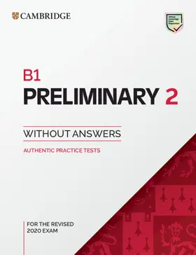 Tbd |  B1 Preliminary 2 Student's Book without Answers | Buch |  Sack Fachmedien