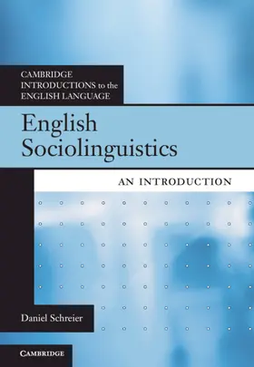 Schreier |  English Sociolinguistics | Buch |  Sack Fachmedien
