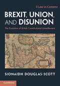 Douglas-Scott |  Brexit, Union, and Disunion | Buch |  Sack Fachmedien