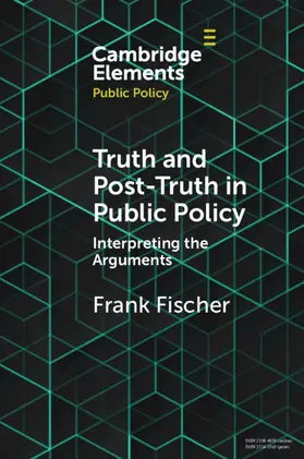 Fischer |  Truth and Post-Truth in Public Policy | Buch |  Sack Fachmedien