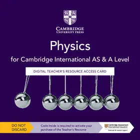 Jones / Woodside / Cuneapen |  Cambridge International AS & A Level Physics Digital Teacher's Resource Access Card | Sonstiges |  Sack Fachmedien